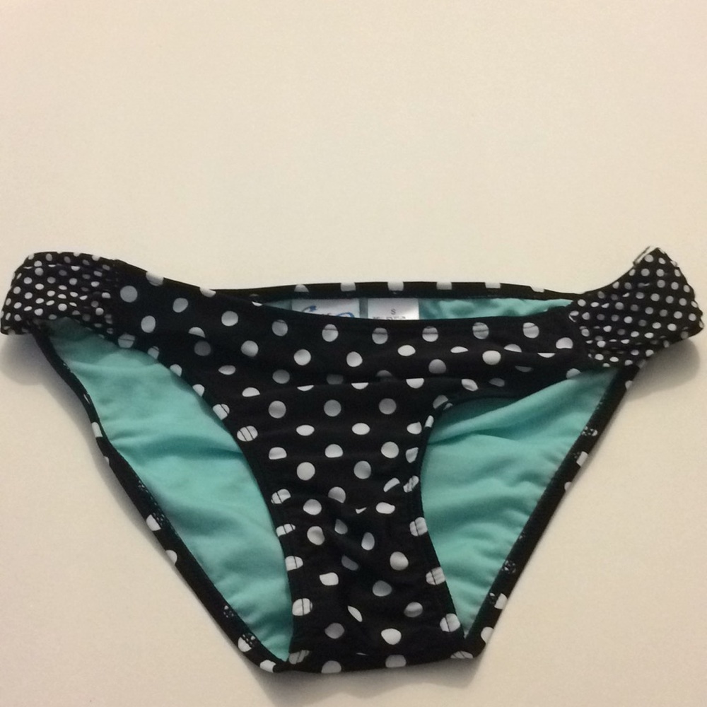 Polka dot bikini bottom